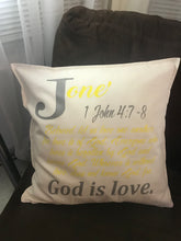 Personalized Bible Verse Pillow Cover – A Faith-Filled Keepsake