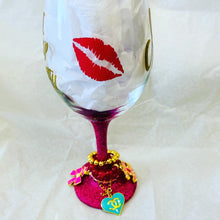 The Klassy Charmed Glass "I Sip Pretty"