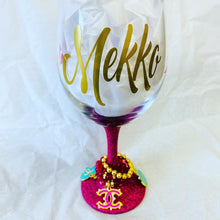 The Klassy Charmed Glass "I Sip Pretty"