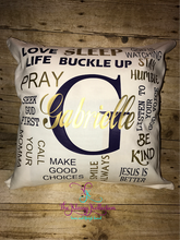 Custom Memory Pillow Cover